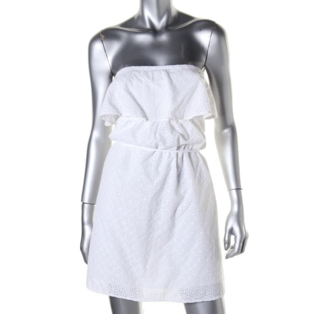 C&C California Cotton Diamond eyelet strapless